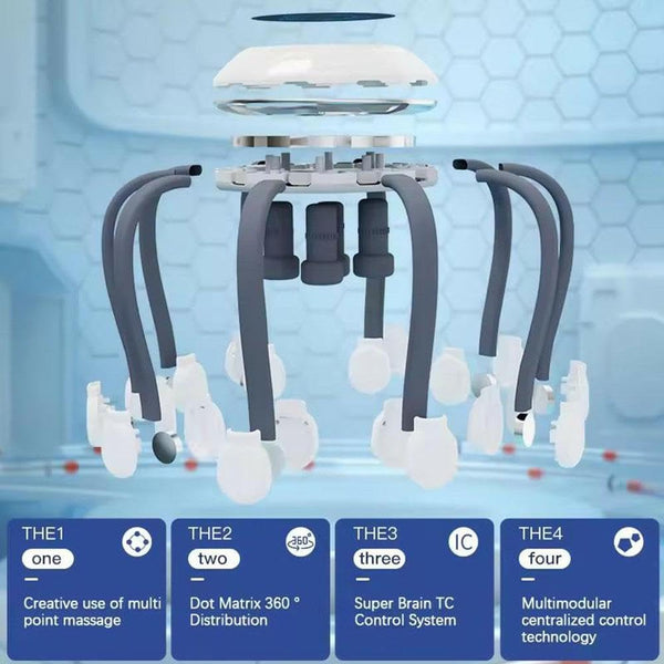 Calm and Relaxing Octopus Head Massager