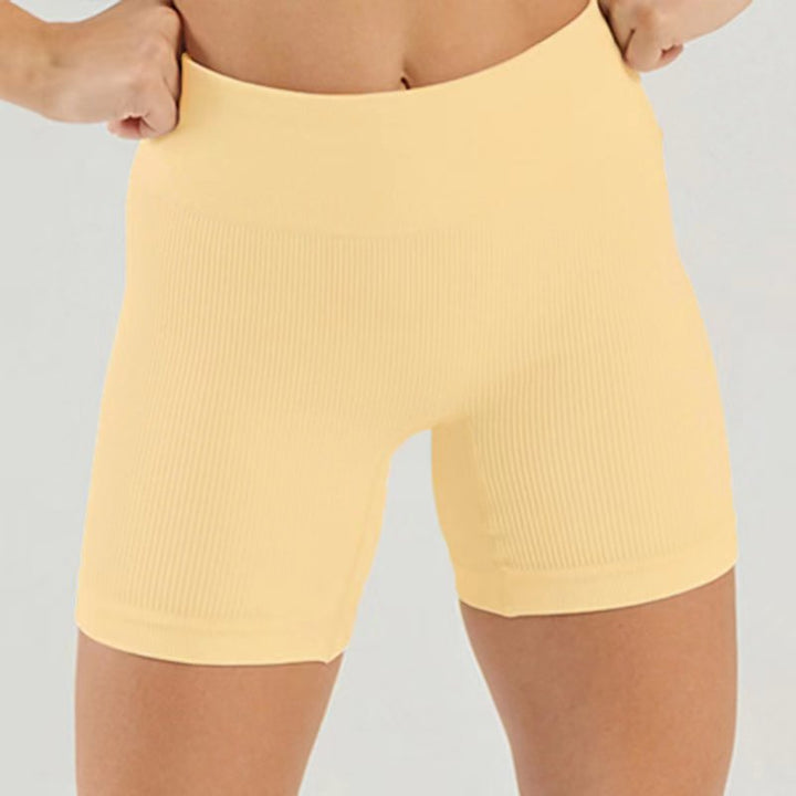 Seamless Knitted High Elastic Sports Underwear U Square Collar Yoga Suit - Trendex