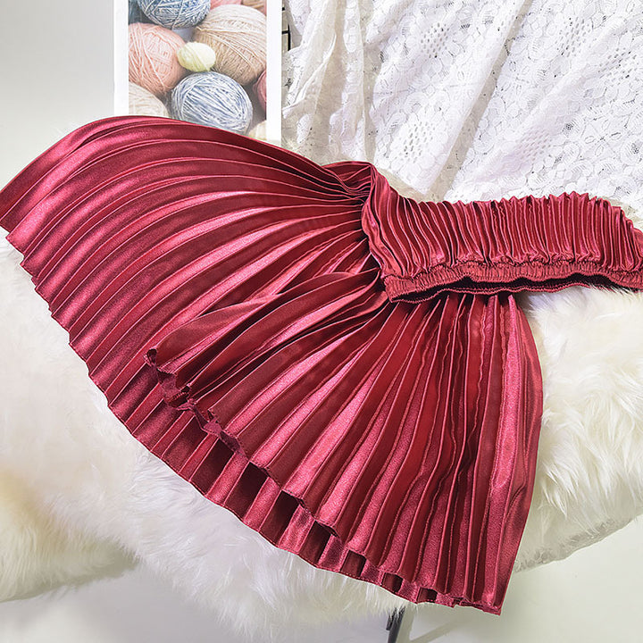 Pleated Skirt Skirt Spring And Summer New High Waist Retro Fashion - Trendex