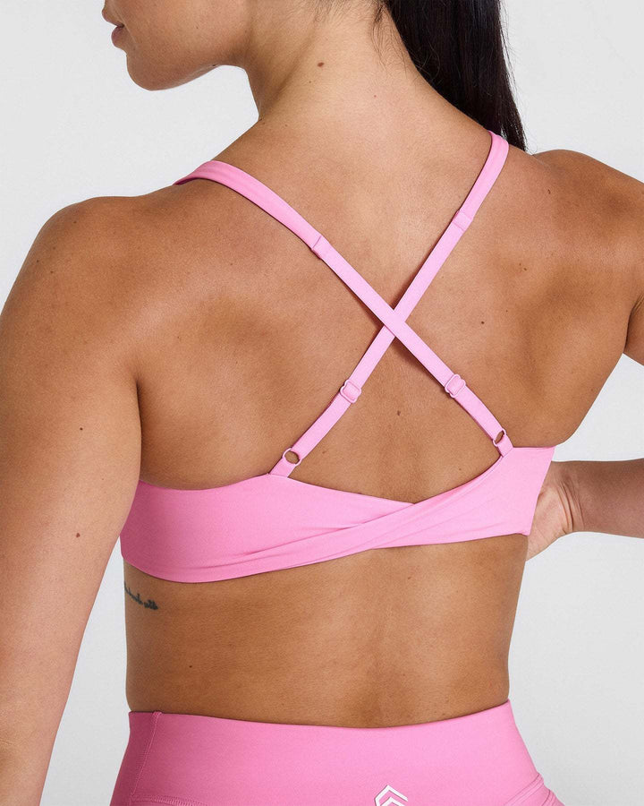 Sports Collar Cross Twist Strap Fitness Yoga Double-sided Brocade Vest - Trendex