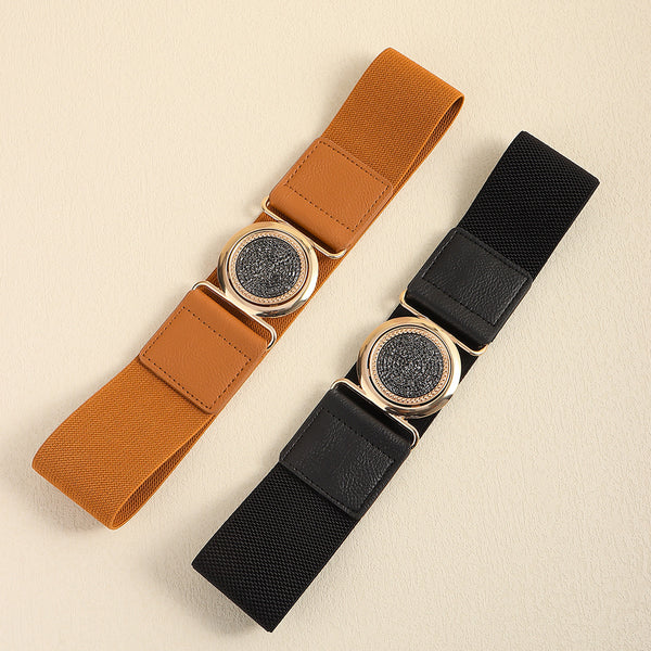 Women's Retro Easy Matching Elastic Elastic Belt - Trendex