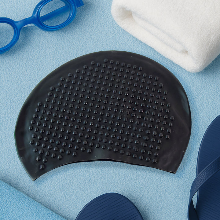 Premium Silicone Waterproof Swimming Cap (1 Pc) - Trendex