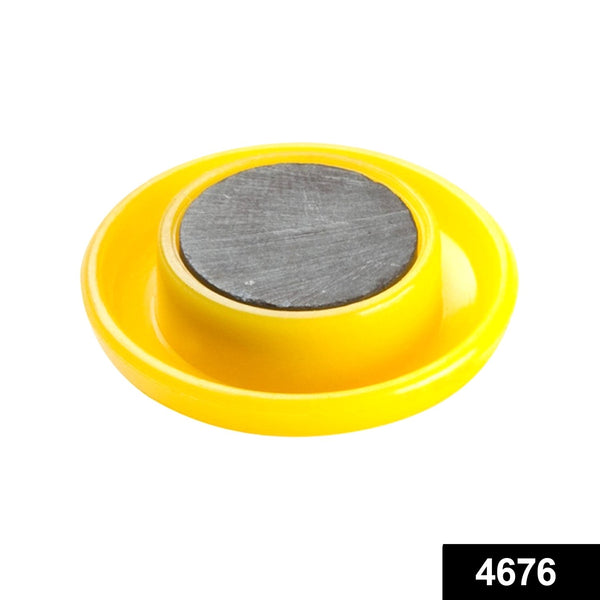 4676 Colorful Board Magnets Circular Plastic Buttons - Trendex