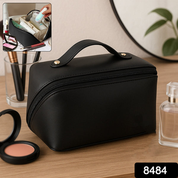 Premium Travel Makeup  Toiletry Organizer Pouch With Zipper  Handle(1 Pc) - Trendex