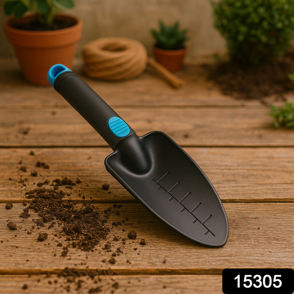Plastic Heavy Duty Garden Hand Trowel With Measurement Marks (1 Pc) - Trendex