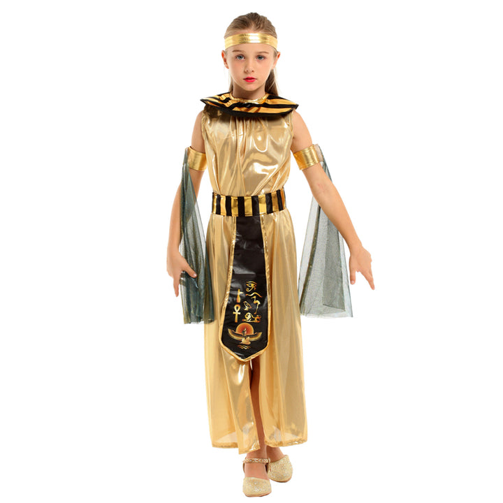 Halloween Cosplay Costume Masquerade Cleopatra Costumes Indian Queen Princess Costumes - Trendex