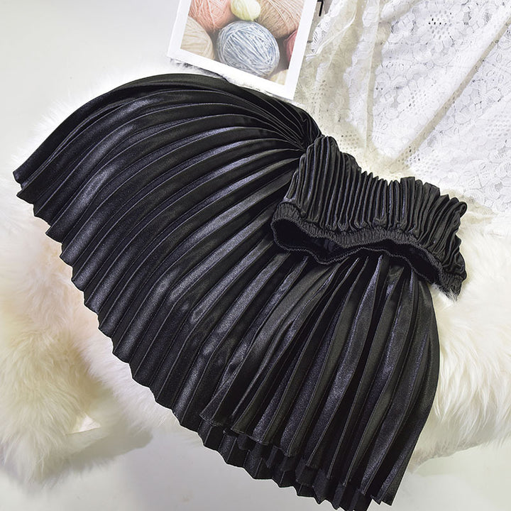 Pleated Skirt Skirt Spring And Summer New High Waist Retro Fashion - Trendex