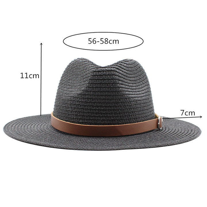 Sun Protection Travel Vacation Beach Woven Denim Top Hat - Trendex