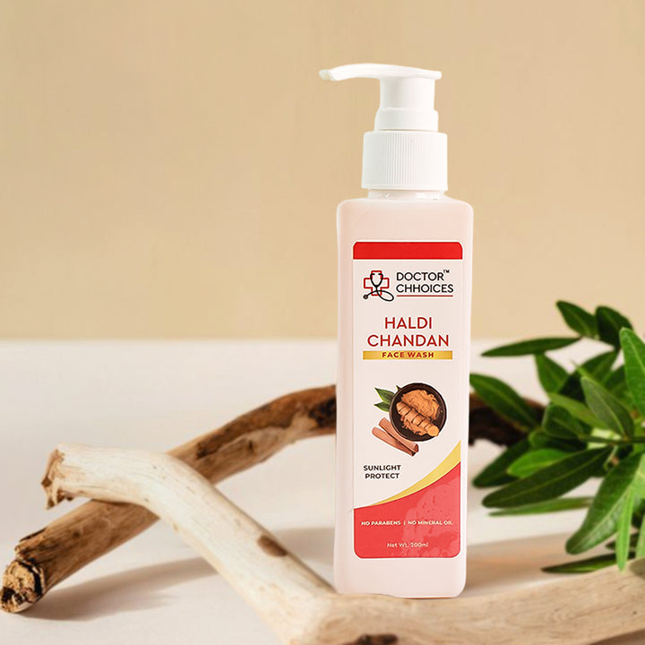 Doctor Chhoices Haldi Chandan Face Wash 200 Ml (1 Pc) - Trendex