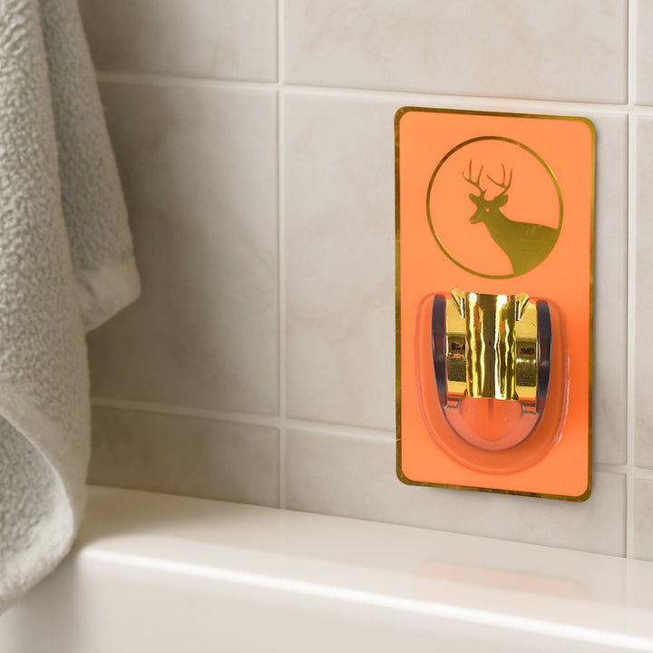 Self-adhesive Adjustable Shower Head Holder (1 Pc) - Trendex