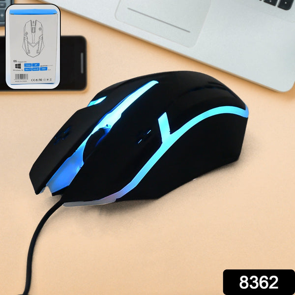 Computer  Laptop Usb Wired Optical Mouse (1 Pc) - Trendex