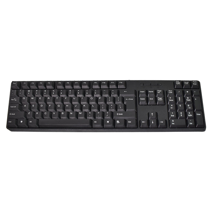 Wired Usb Keyboard 107 Keys  Mouse Set (2 Pc Set) - Trendex