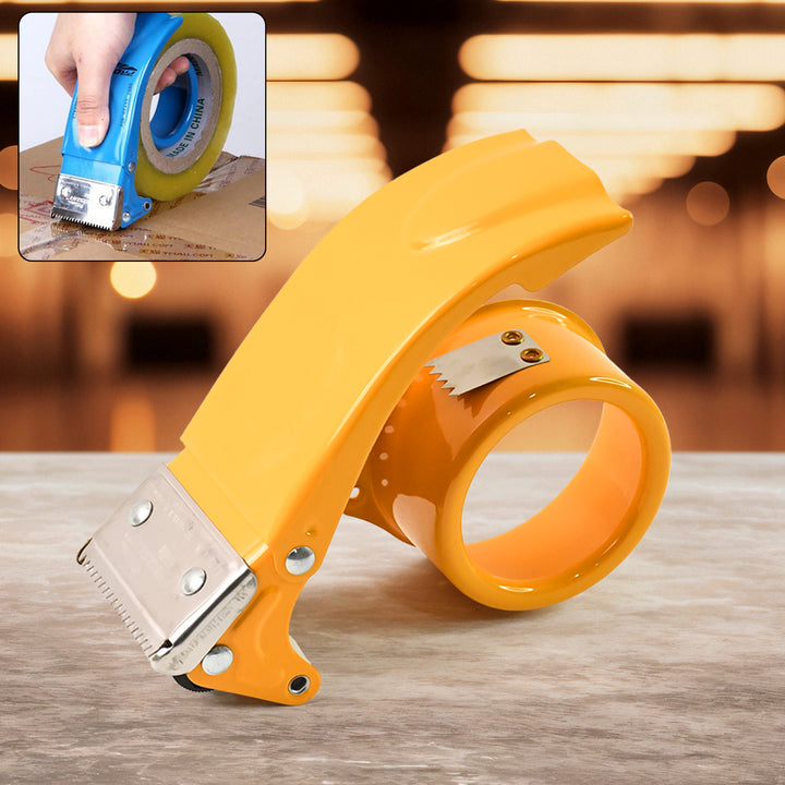 9193 Metal Packing Tape Dispenser Cutter For Home Office Use Tape Dispenser For Stationary Tape Cutter Packaging Tape 55mm - Trendex