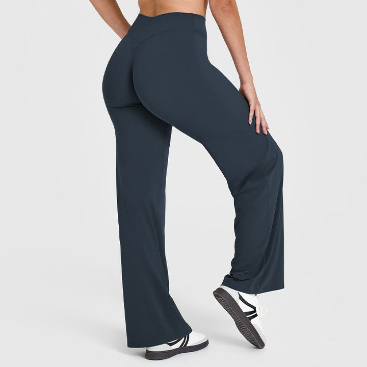 Yoga Pants Women's Thin High Waist Straight Pants - Trendex