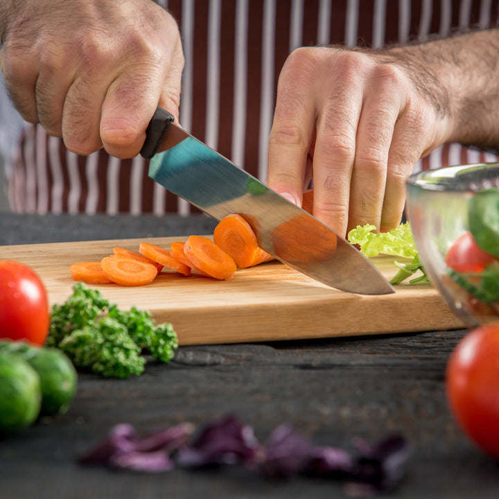 2193 Natural Wood Chopping Cutting Board For Kitchen Vegetables Fruits  Cheese Bpa Free. - Trendex