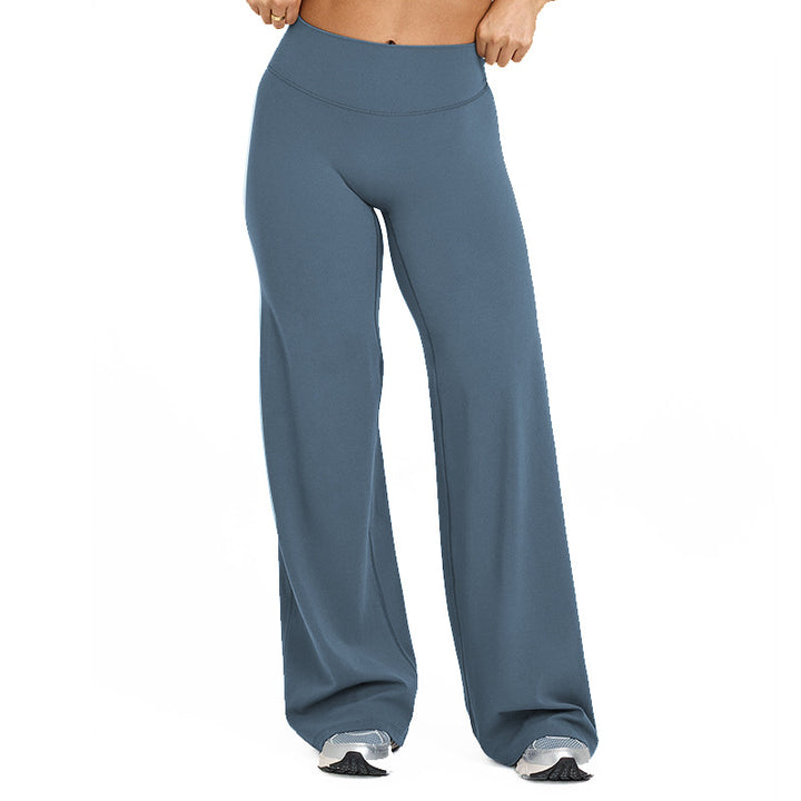 Yoga Pants Women's Thin High Waist Straight Pants - Trendex