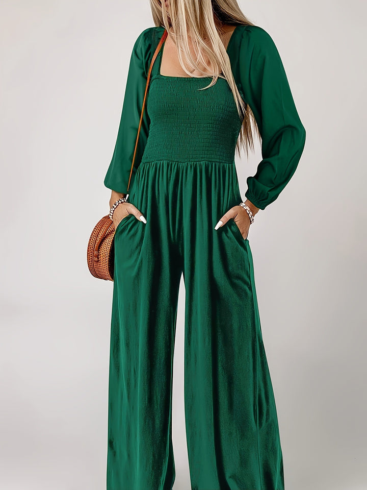 Women's Fashion Wide Leg Trousers Simple Commute Style - Trendex