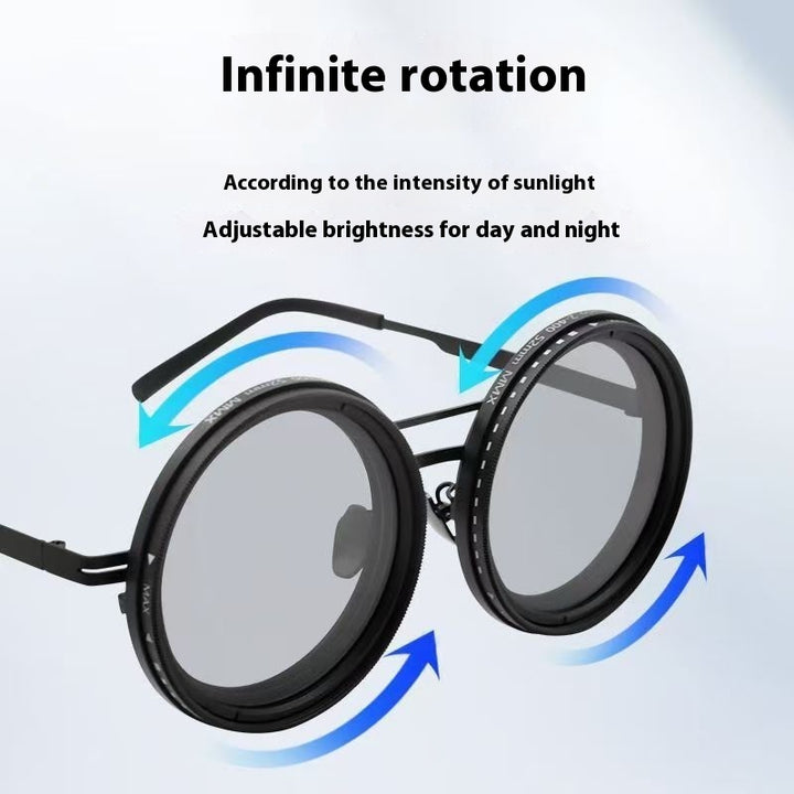 New 9-gear Adjustable High Light Transmission UV Polarized Sunglasses - Trendex