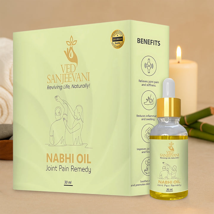 Ved Sanjeevani Nabhi Oil For Joint Pain Relief (30ml  1 Pc) - Trendex