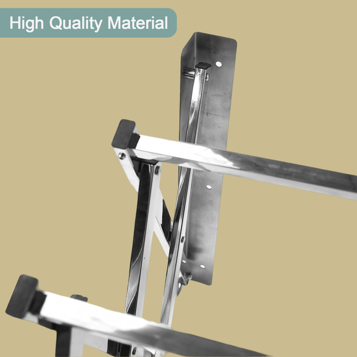Stainless Steel Wall-mounted Folding Clothes Drying Rack - Trendex