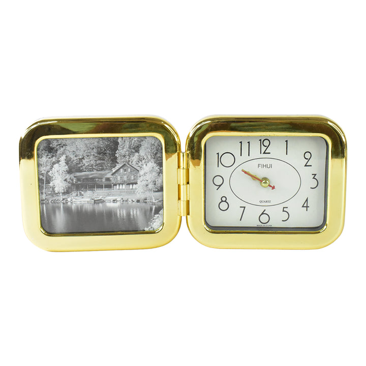 Portable Foldable Desk Clock  Space-saving And Stylish (1 Pc) - Trendex