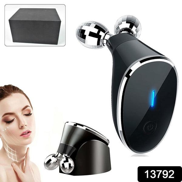 Microcurrent- Facial- Device Micro Current Face Massager Roller (1 Pc) - Trendex