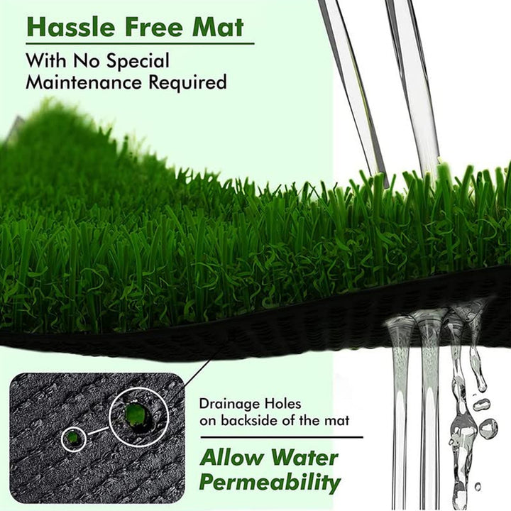 0612 Artificial Grass For Balcony Or Doormat Soft And Durable Plastic Turf Carpet 58x38cm - Trendex