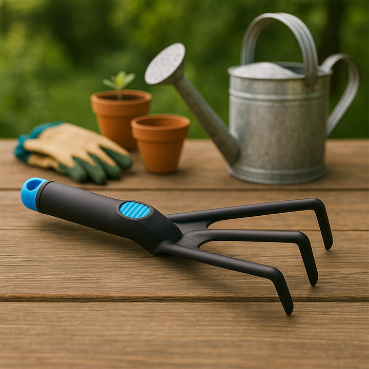 Plastic Premium Garden Hand Cultivator Tool (1 Pc) - Trendex
