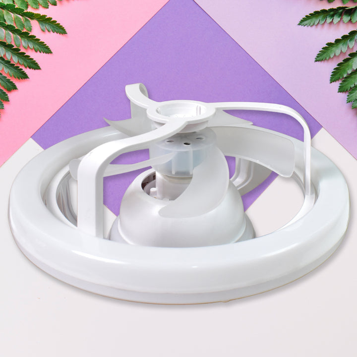360 Rotation Ceiling Fan Light Smart Fan With Remote Control (1 Pc) - Trendex