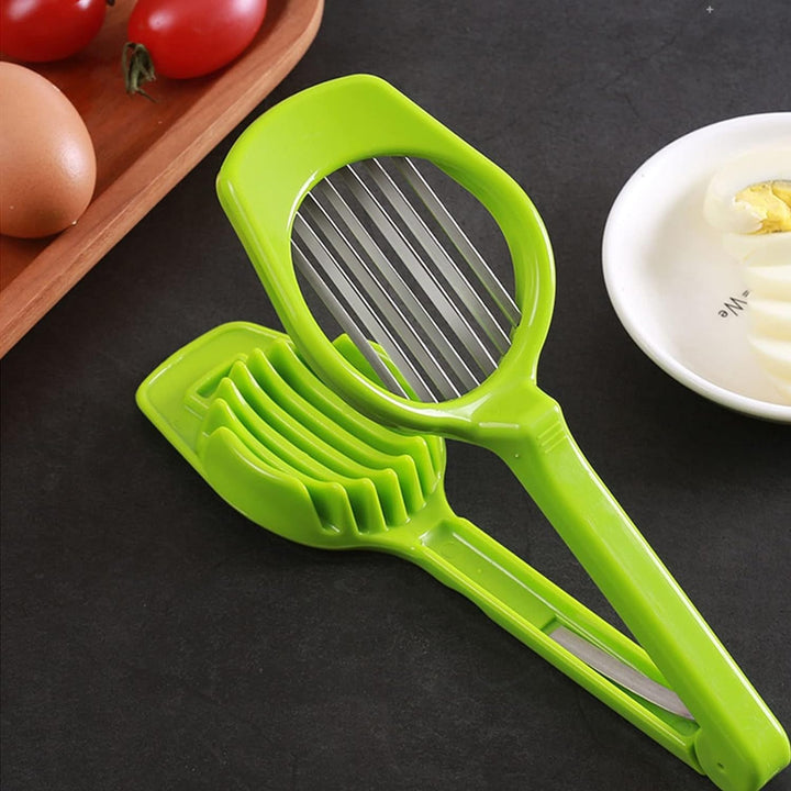 5970 Multipurpose Slicer With Seven Blades Egg Slicers Stainless Slicer Strawberry Tomato Kiwi Fruit Cutter Divider Separator - Trendex