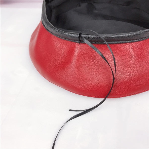 Women's Octagonal Pumpkin Hat Painter Hat Black - Trendex