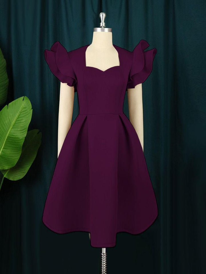 Large Swing High Waist Slimming A- Line Skirt - Trendex