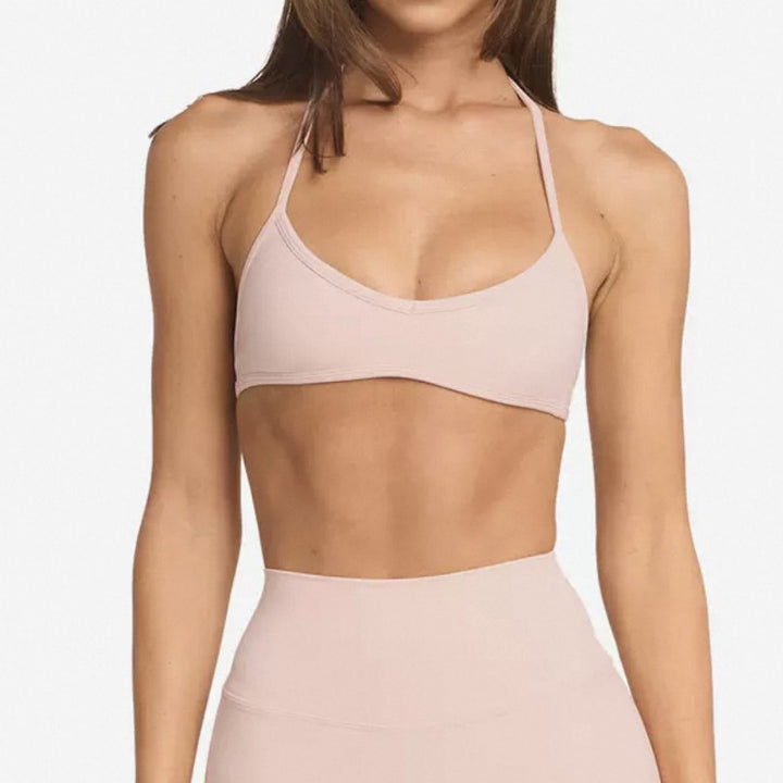 Yoga Vest Female With Chest Pad Sports Workout Bra - Trendex