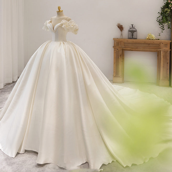 French Bride Small Premium Wedding Dress - Trendex