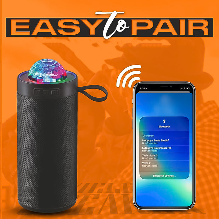 3d Disco Light Sound Bluetooth Speaker (1 Pc) - Trendex