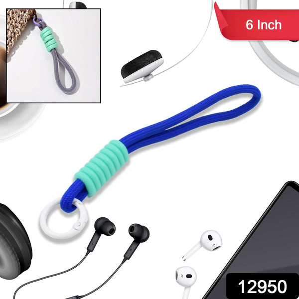 Multipurpose Adjustable Hand Wrist Strap Lanyardwith Cellphone Phone Strap (1 Pc  6 Inch  Multicolor) - Trendex