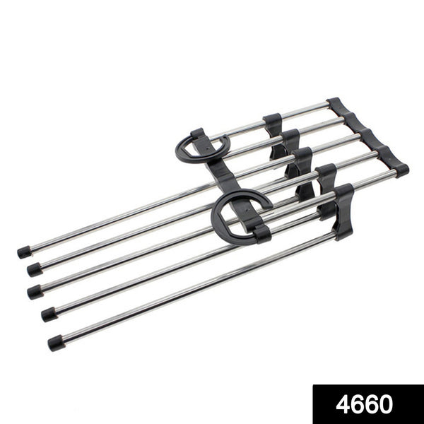 4660 Adjustable Trouser Pants Hanger Organizer - Trendex