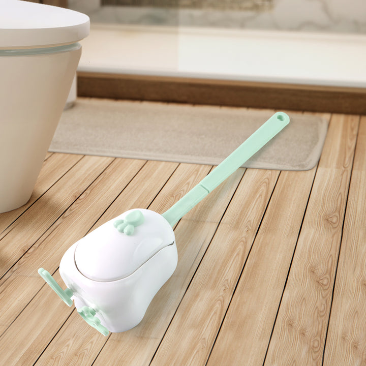 Flexible Silicone Toilet Cleaning Brush Set - Trendex