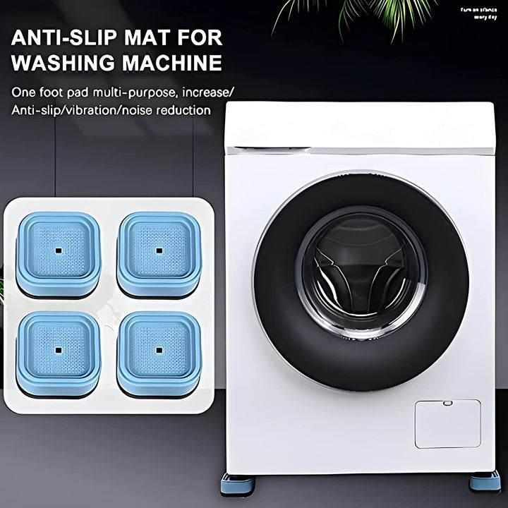 Plastic Washing Machine Feet Pads (Set Of 4 Pc) - Trendex