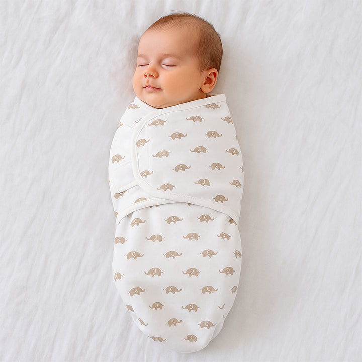 Soft Cotton Adjustable Baby Swaddle Wrap For Newborns (1 Pc) - Trendex