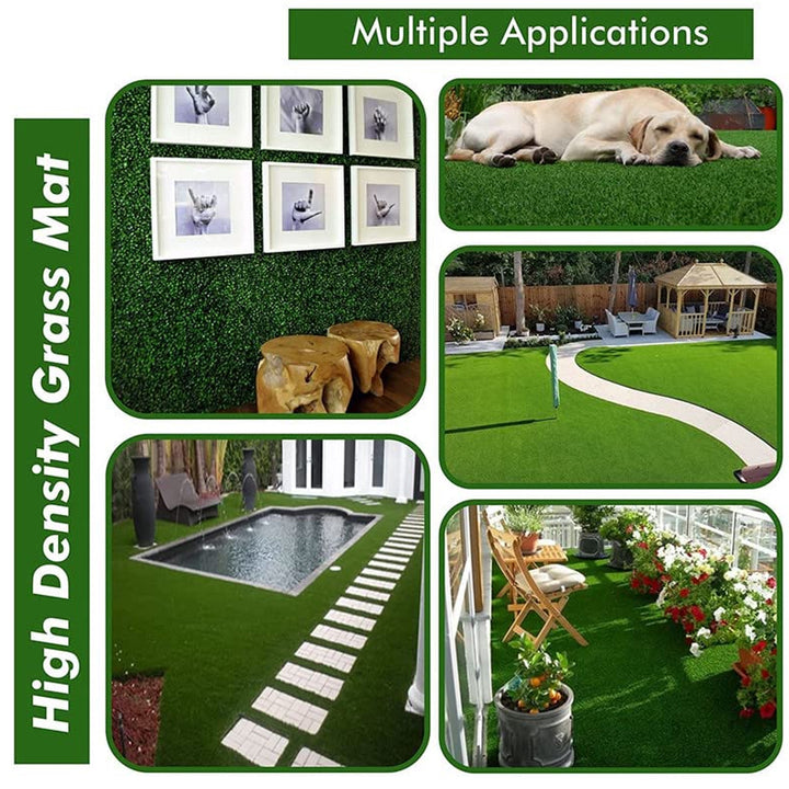 0612 Artificial Grass For Balcony Or Doormat Soft And Durable Plastic Turf Carpet 58x38cm - Trendex