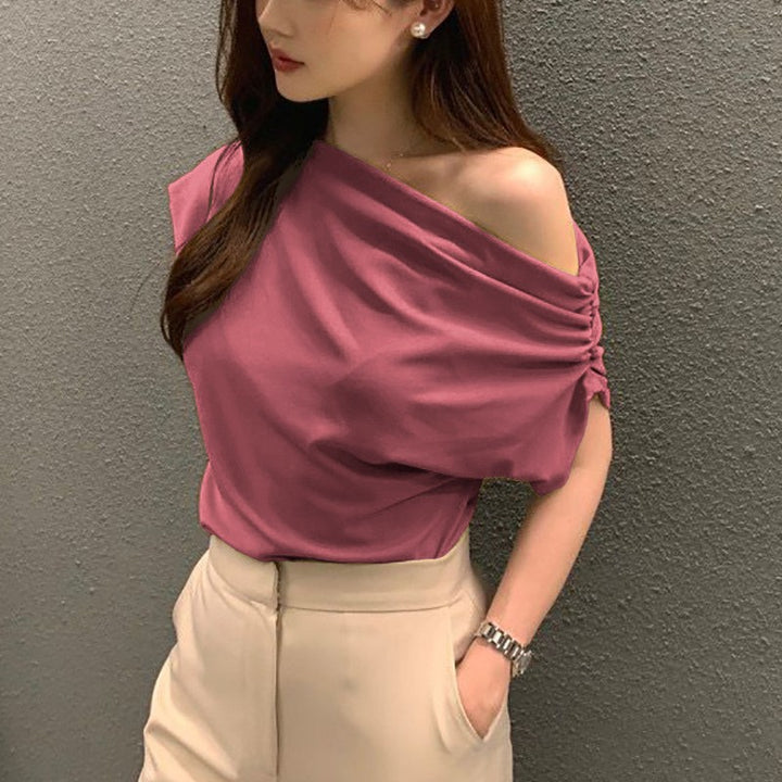 Summer New Niche Irregular Shoulder Design Sense - Trendex