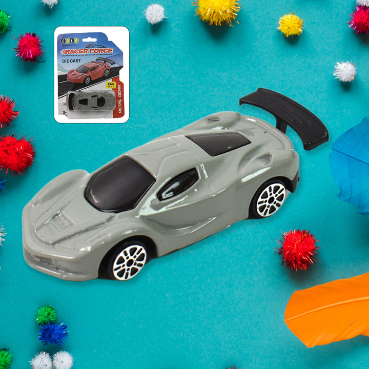 Metal Mini Car Toy Free Wheel Toy Vehicle (Multicolor  1 Pc) - Trendex
