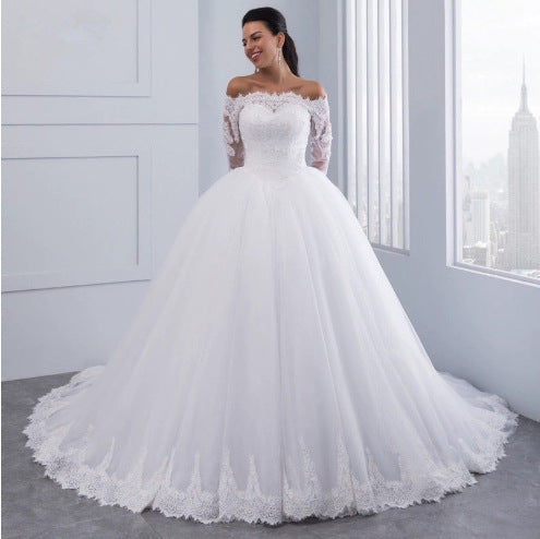 Wedding Bridal Wedding Lace Large Tail - Trendex