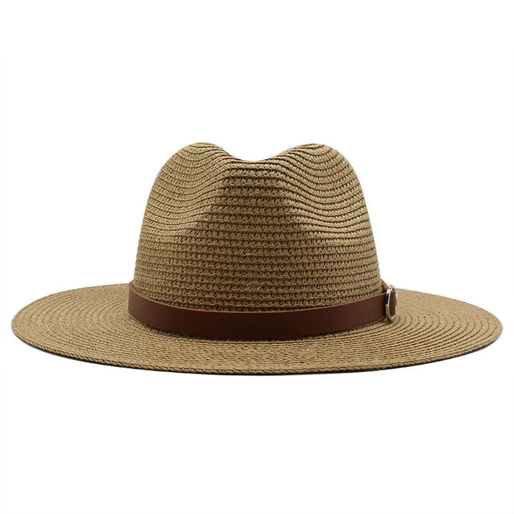 Sun Protection Travel Vacation Beach Woven Denim Top Hat - Trendex