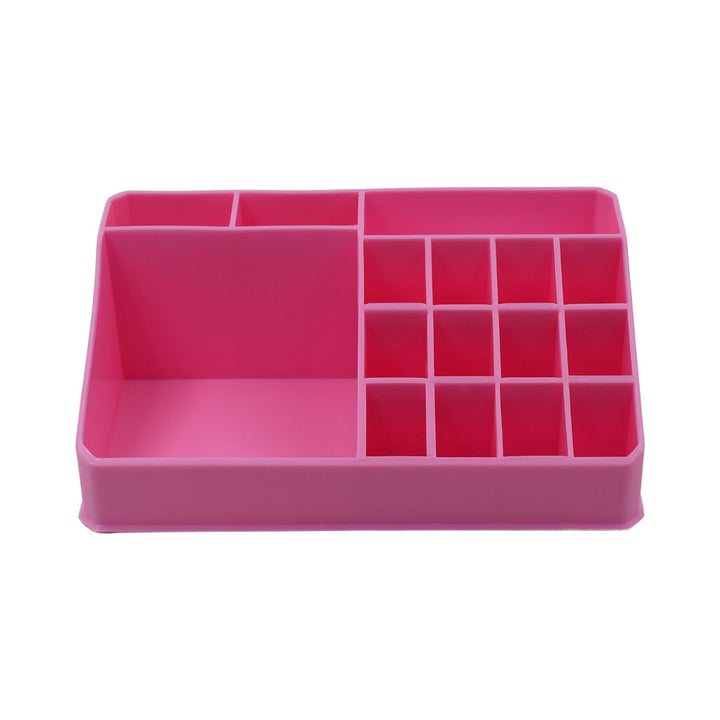 Makeup Organiser Cosmetic Makeup Lipstick Storage Box With Drawer Plastic Case Holder Skin Care Products (1 Pc) - Trendex