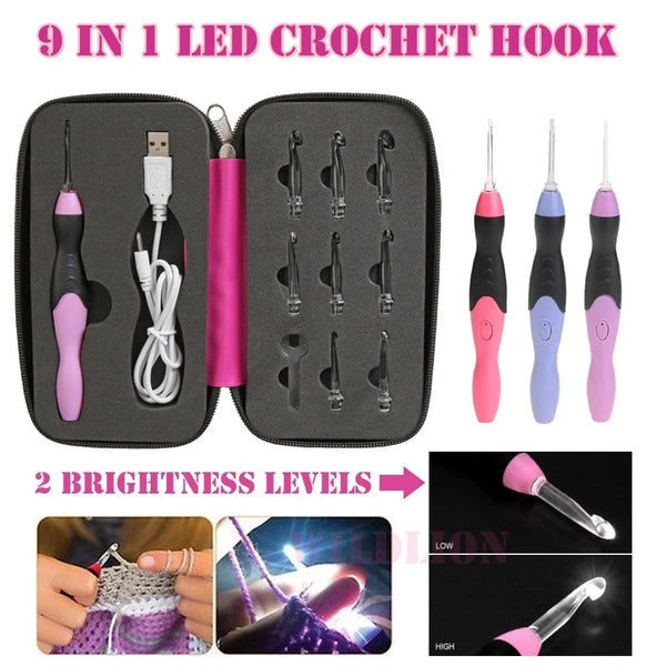 Electric Crochet Hook Kit