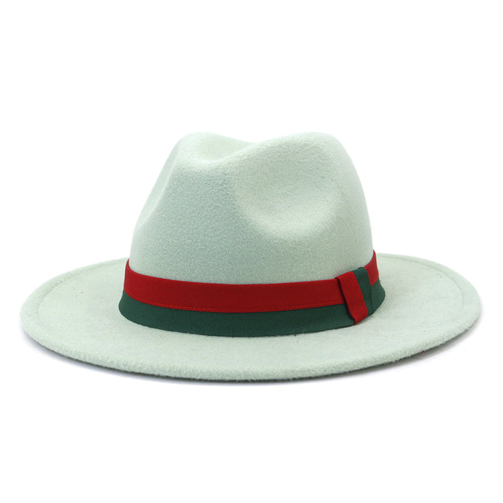 Big Brim British Style Woolen Jazz Top Hat - Trendex