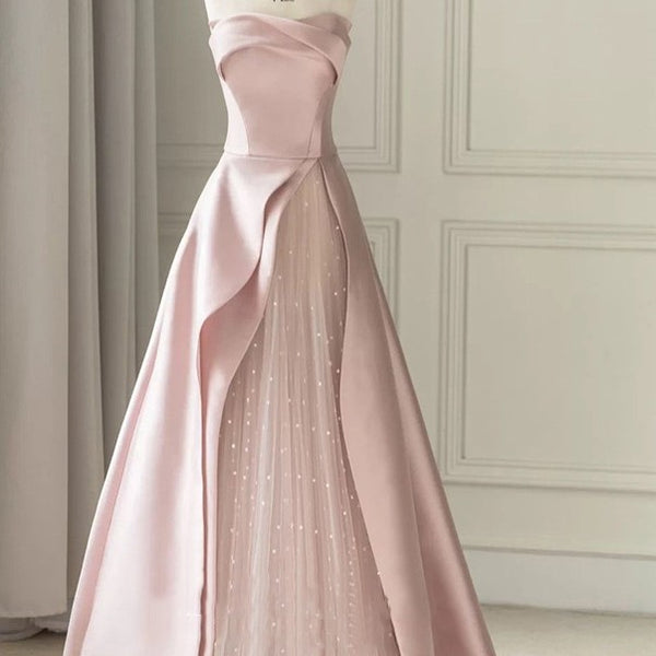 Light Luxury Annual Meeting Engagement Dress Bra - Trendex