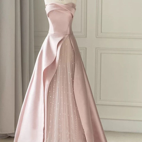 Light Luxury Annual Meeting Engagement Dress Bra - Trendex